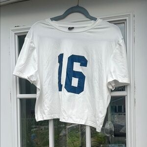 SHEIN Curve White T-Shirt